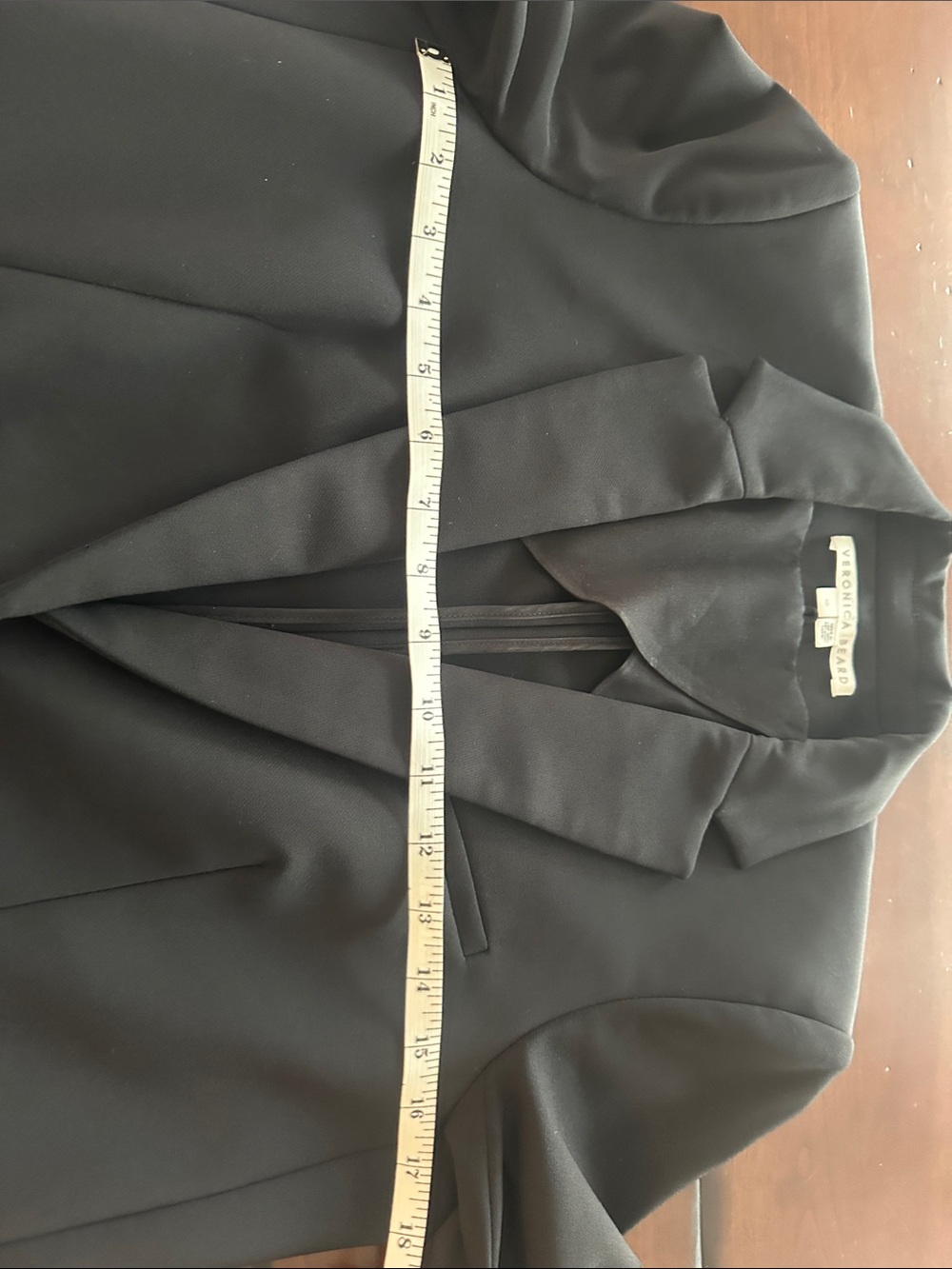Veronica Beard Black Scuba Dickey Jacket – Size 10 - Picture 4 of 9